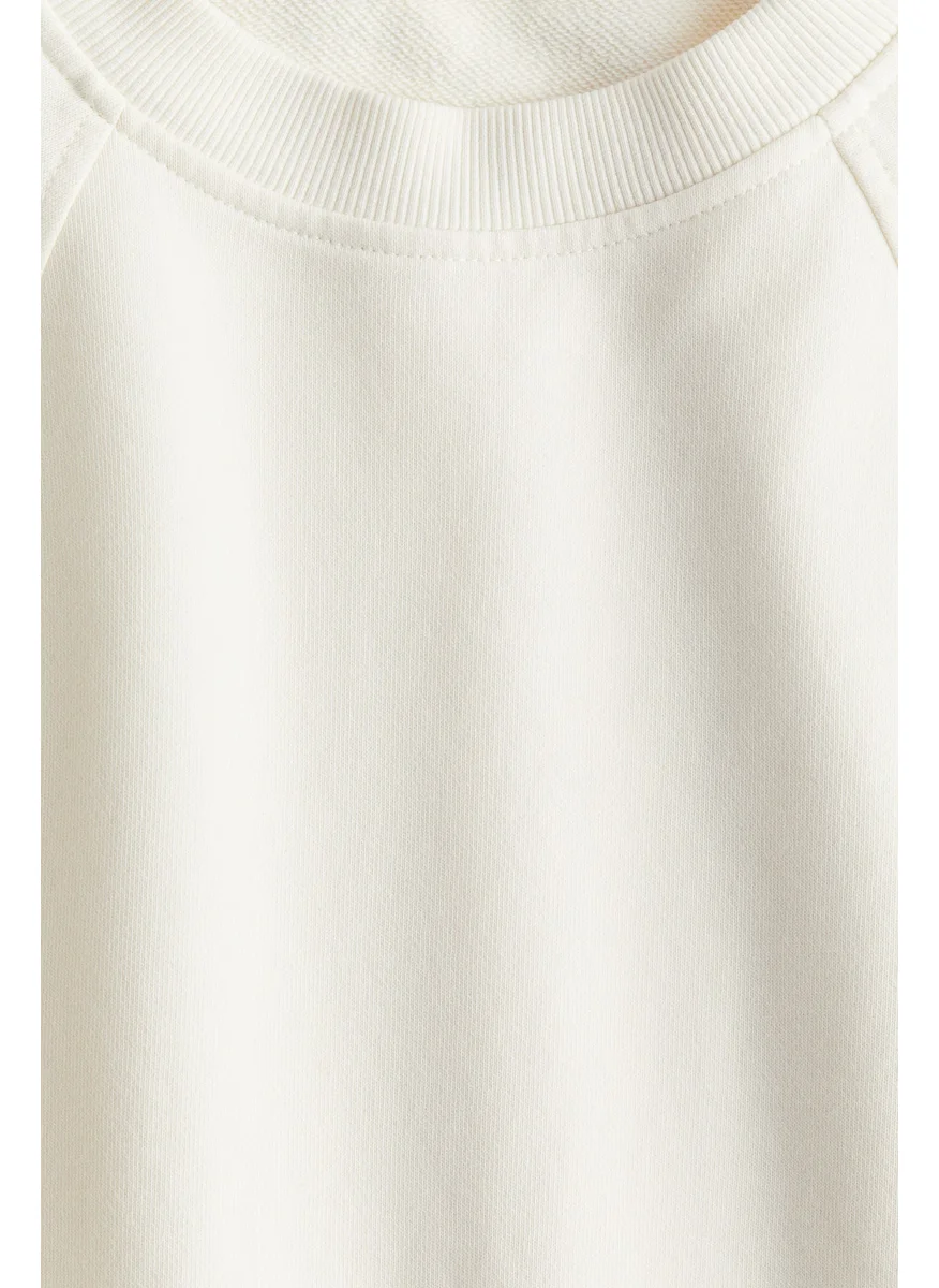 H&M Washed Cotton Sweatshirt