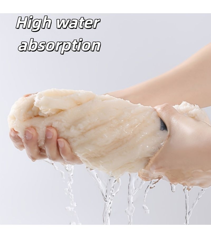 Pink Coral Fiber Super Absorbent Hair Towel For Quick Drying Home And Travel - Image 3