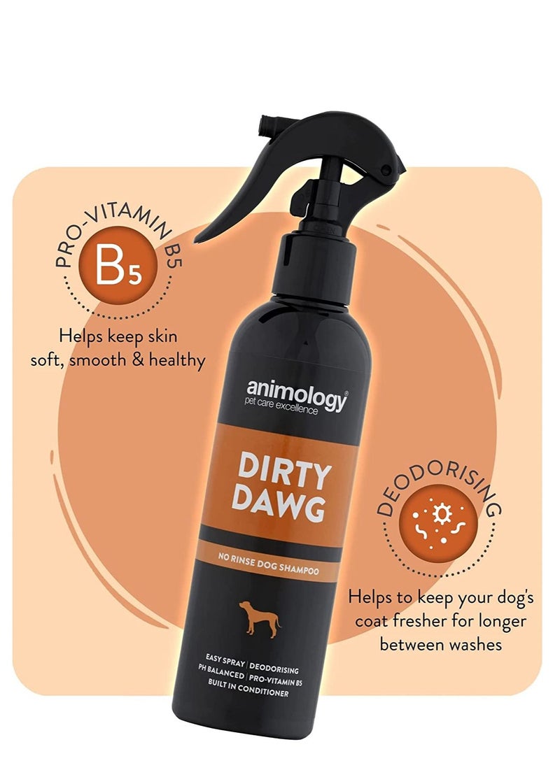 Animology Dirty Dawg No Rinse Dog Shampoo 250ml - Image 4