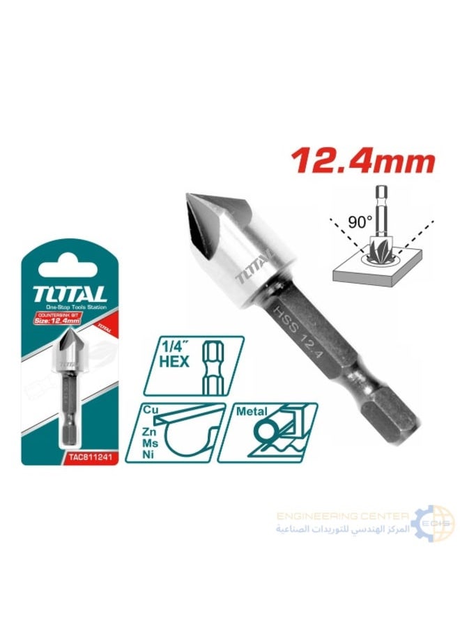 TOTAL Total 4-12mm Countersink Head Screwdriver 
