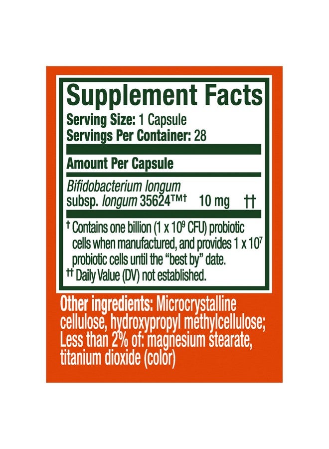 ألاين Align Probiotic، بروبيوتيك للنساء والرجال، مكمل بروبيوتيك يومي لصحة الجهاز الهضمي*، البروبيوتيك رقم 1 الموصى به من قبل الأطباء وأطباء الجهاز الهضمي، 28 كبسولة - Image 3