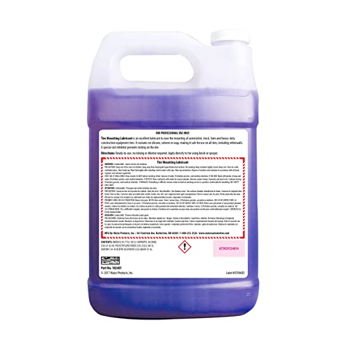 Malco Tire Mounting & Demounting Lubricant with Applicator - Automotive, Truck, Farm & Heavy-Duty Construction Tires/Improved Bead Seal/Rust Protection/Silicone & Soap Free / 1 Gal (102401) - Image 2