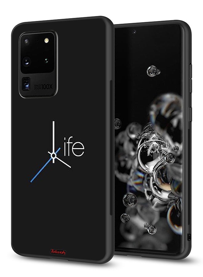 Tolwak Samsung Galaxy S20 Ultra 5G Protective Case Cover Life Clock - Image 1