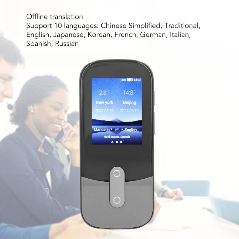 Smart Translator 119 Languages Photo Translation Offline Capabilities - Clear Sound System Noise Cancelling Technology for Hassle-Free International Travel - Image 2