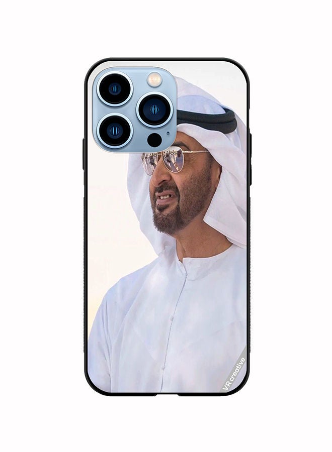 VR CREATIVE Protective Case Cover For Apple iPhone 14 Pro Max Sheikh Mohamed Bin Zayed Al Nahyan Design Multicolour - Image 1