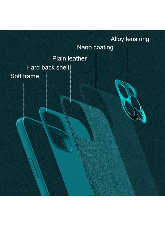 اس-توب جراب لهاتف iPhone 13 Pro مصنوع من الجلد العادي - Image 4