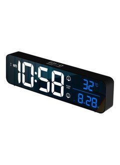 NIBEMINENT LED Digital Alarm Clock Black  - Image 1