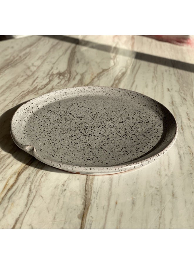 Home Pro طبق فخاري فضائي رمادي 27 سم - Image 1