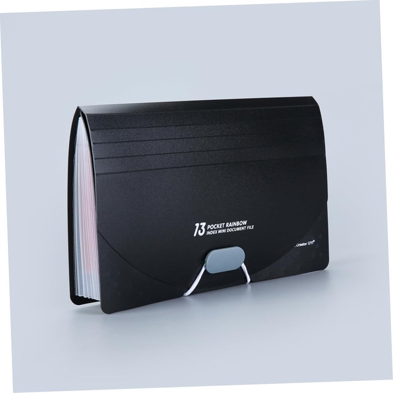 Compact Accordion File Organizer with Secure Three Side Seal for Receipts Documents Storage - Image 5