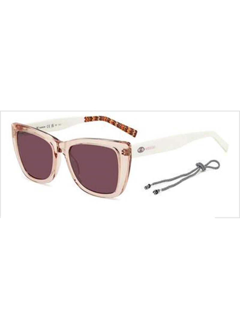 M MISSONI - Women's UV Protection Rectangular Sunglasses - Mmi 0157/S Pink 18 - Lens Size: 40 Mm - Image 1