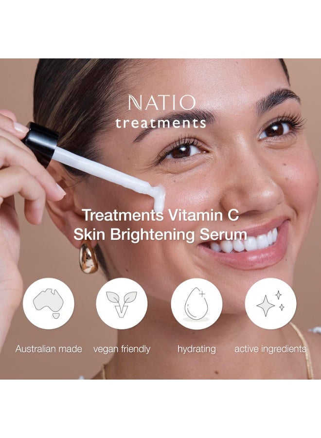 Natio Vitamin C Skin Brightening Serum, 30 ml - Antioxidant-Rich Vitamin C Face Serum - Radiance Boost with Aloe Vera, Shea Butter for All Skin Types - Image 3