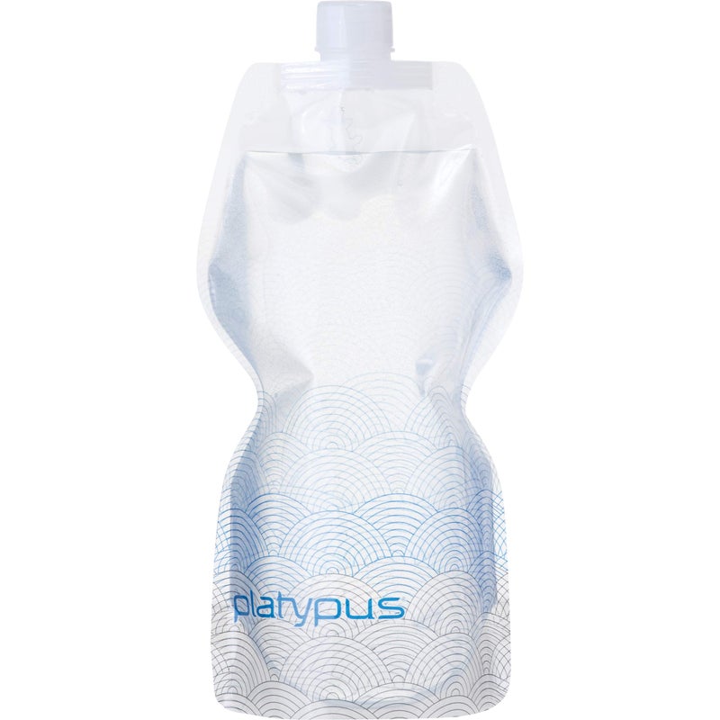 Platypus SoftBottle Flexible Water Bottle with Closure Cap  Waves  1.0-Liter - Image 1