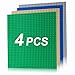 Husfunov 4 Pack Classic Baseplates Building Plates for Building Bricks Compatible with All Major Brands and Activity TableBaseplate 10 x 10 Age 3 and up Multicolored - Image 3