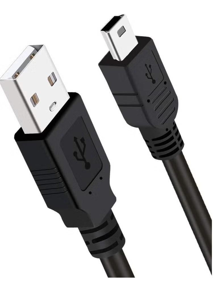 كابل شاحن PS3 بطول 6 أقدام، كابل شحن يد تحكم PS3، كابل USB صغير لوحدة تحكم بلاي ستيشن 3، دوال شوك 3 SIXAXIS، كابل شحن بيانات صغير لجهاز PS3 Slim، كابلات شحن PS3 - Image 1