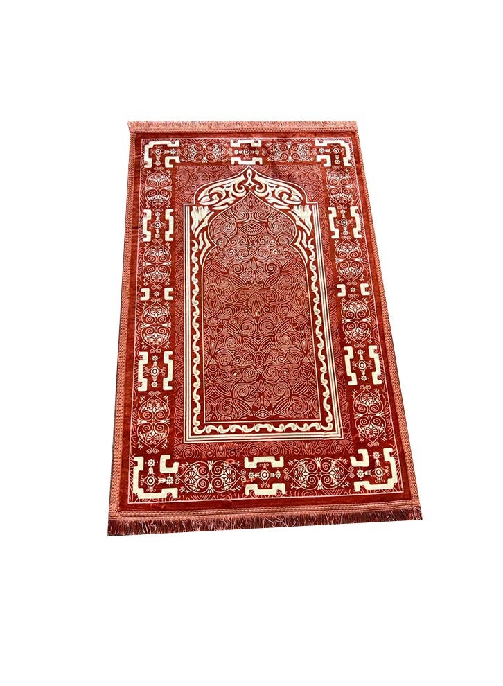 ستارجولد حصيرة الصلاة التركية التقليدية ، 70 × 110 سم 2 رطل كبيرة المحمولة ، وسجادة الصلاة الإسلامية متعددة الألوان ، ياناماز ساجادا للرجال والنساء