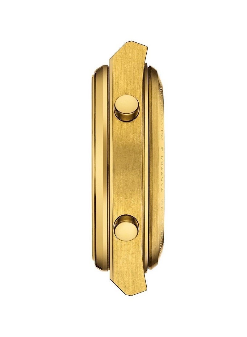 TISSOT PRX Digital Gold Tone Watch 35mm T1372633302000 - Image 2