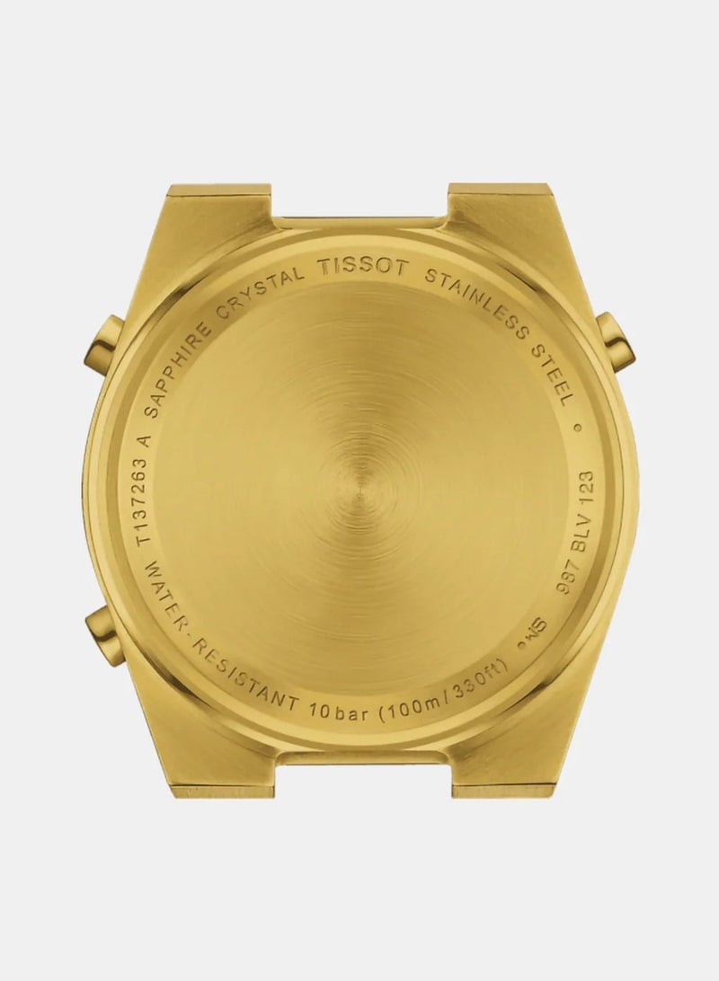 TISSOT PRX Digital Gold Tone Watch 35mm T1372633302000 - Image 5