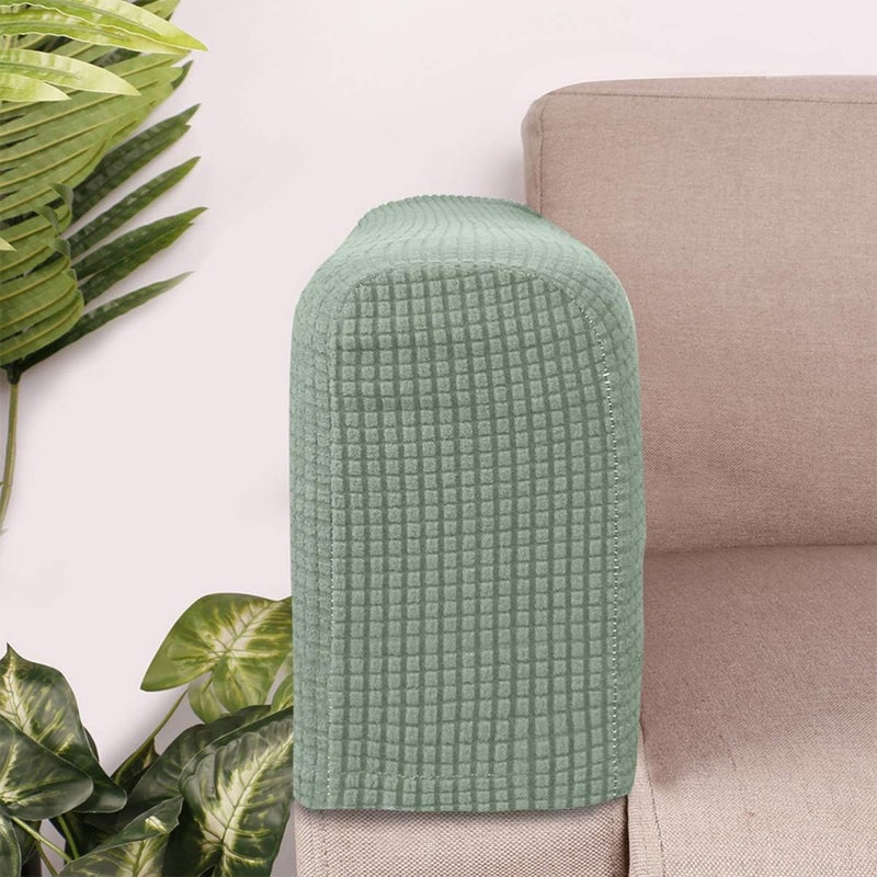 comfrt 2pcs Sofa Armrest Covers Anti- Slip Stretch Couch Armrest Covers Furniture Armrest Armchair Protector Slipcovers Arm Guard Sleeve for Chairs Recliner Dogs Cats Pets Cloth E - Image 5