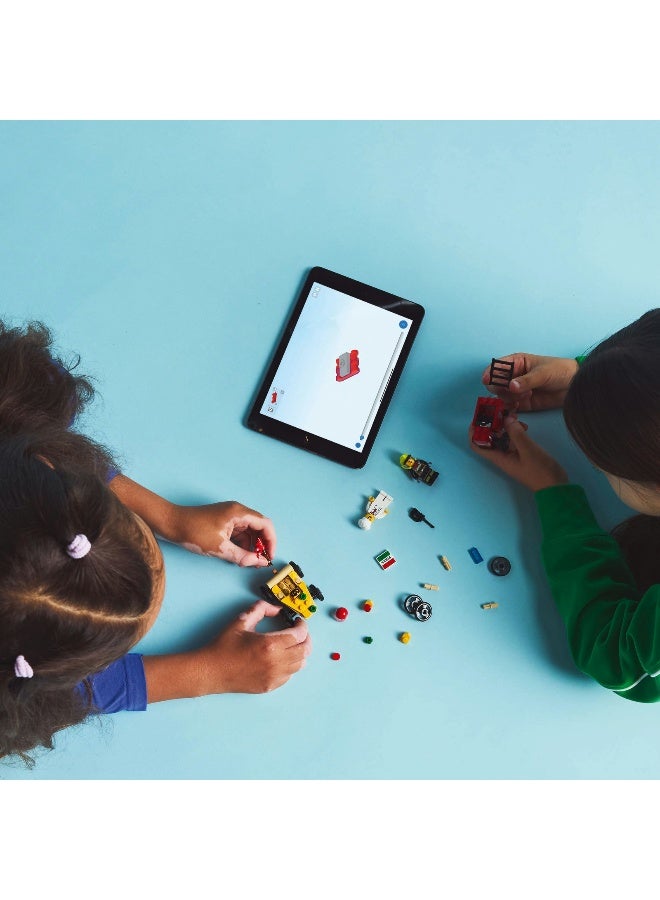 LEGO مجموعة بناء LEGO City سباق بيتزا ضد شاحنة الإطفاء 60458 (70 قطعة) - Image 4