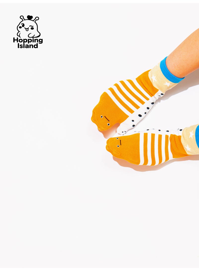 Hopping Island Socks Eel Toe Divider Fun sock [HI] - Image 5