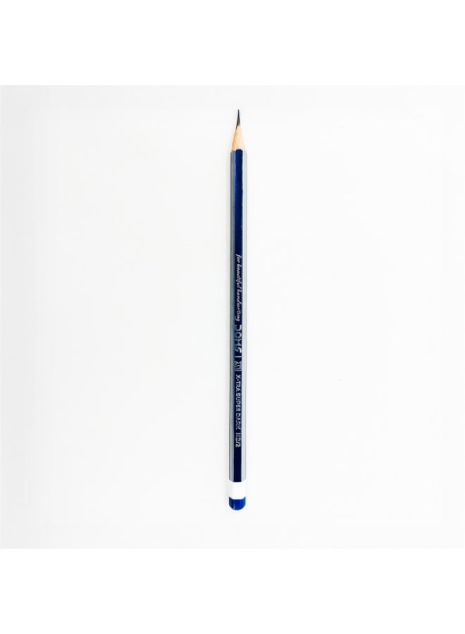 DOMS X1 Super Dark HB Pencils – Pack of 30 Pencils with 3 Sharpeners, 3 Erasers & 15cm Scale – School, Office & Drawing - Image 3