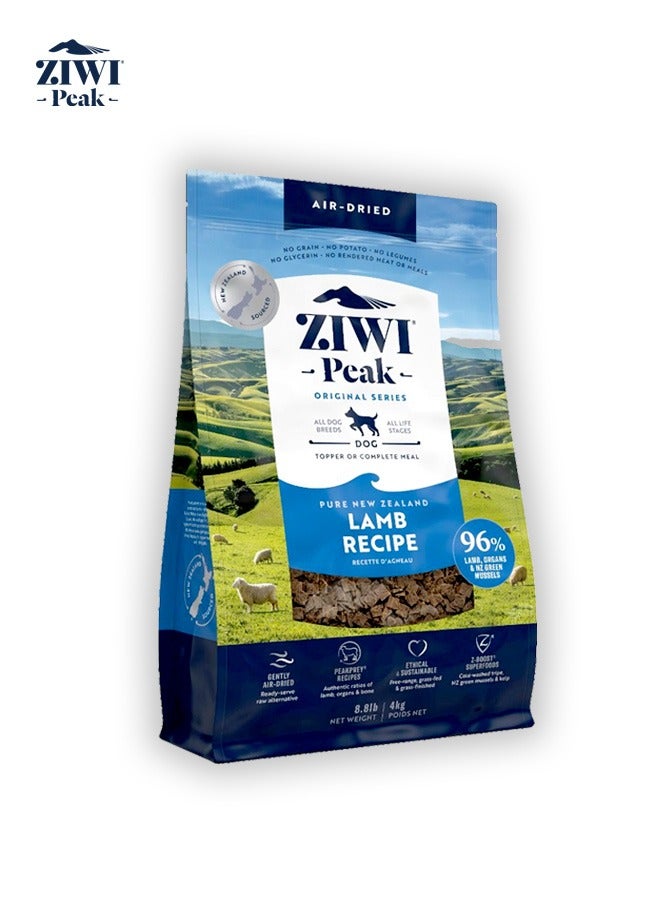 Ziwi Peak Air Dried Lamb Dog Food - 4 Kg - Image 1