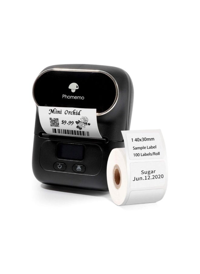 phomemo M110 Multi Functional Label Printer Thermal Printer Smart App Editing Bluetooth Connection Barcode Price Tag Food Label Package Label - Image 1