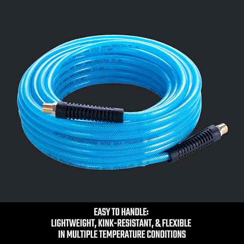 CRAFTSMAN 14in x 50ft Polyurethane Air Hose Lightweight KinkResistant 300 PSI Flexible Ideal for Nailers Staplers - Image 3