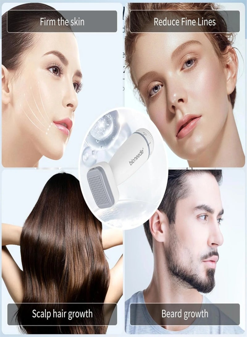 bio needle Adjustable Dermal Stamp Microneedle Stamp Microneedle Skin Pen 0.25mm for Face Scalp Beard Body - Image 5