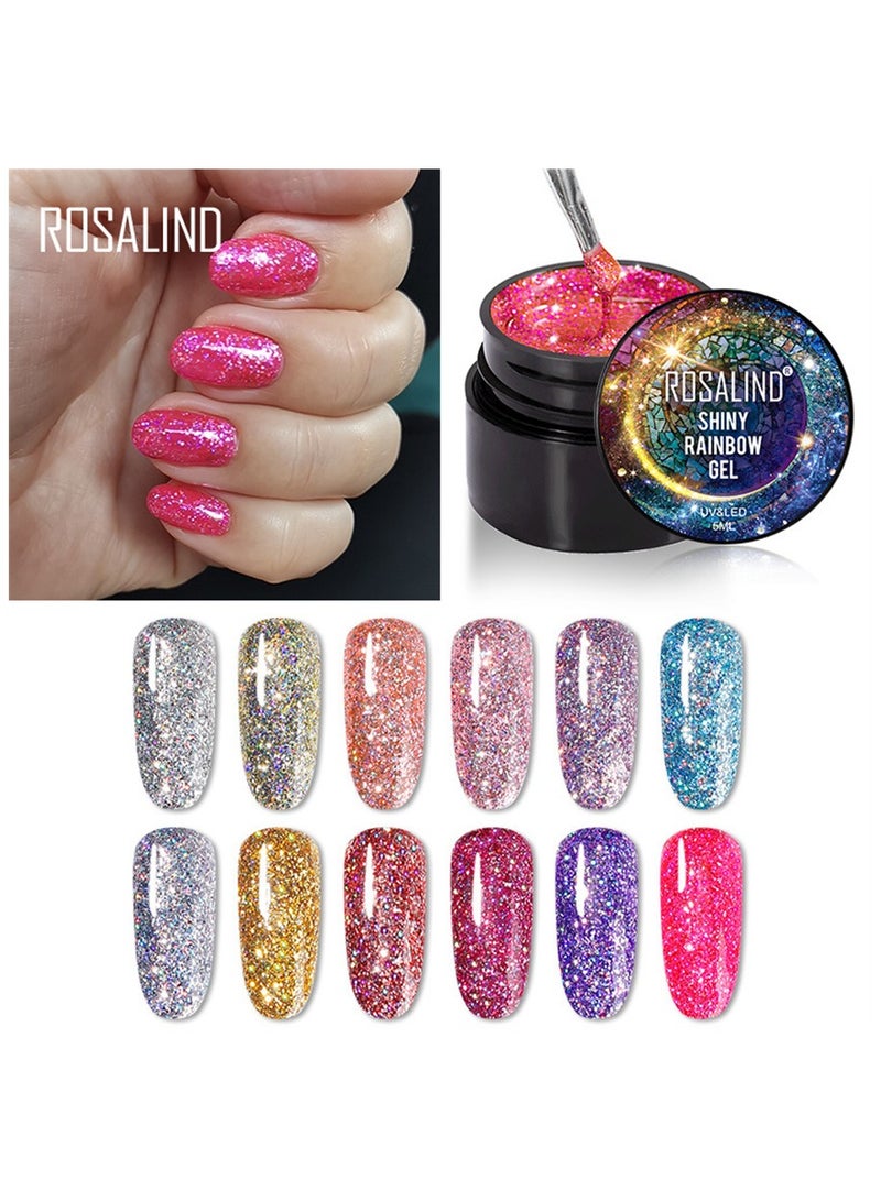Rosalind Nail Polish Gel Nail Polish Small Jar Flash Nail Polish 5ml - Image 2