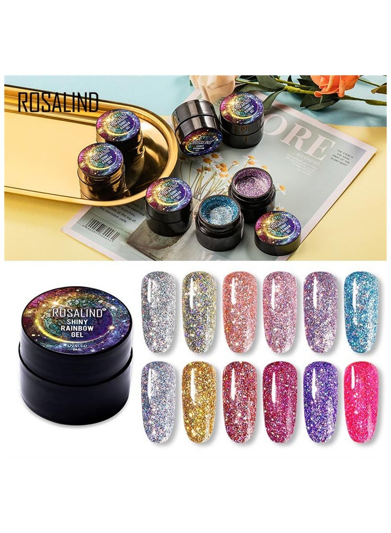 Rosalind Nail Polish Gel Nail Polish Small Jar Flash Nail Polish 5ml - Image 3