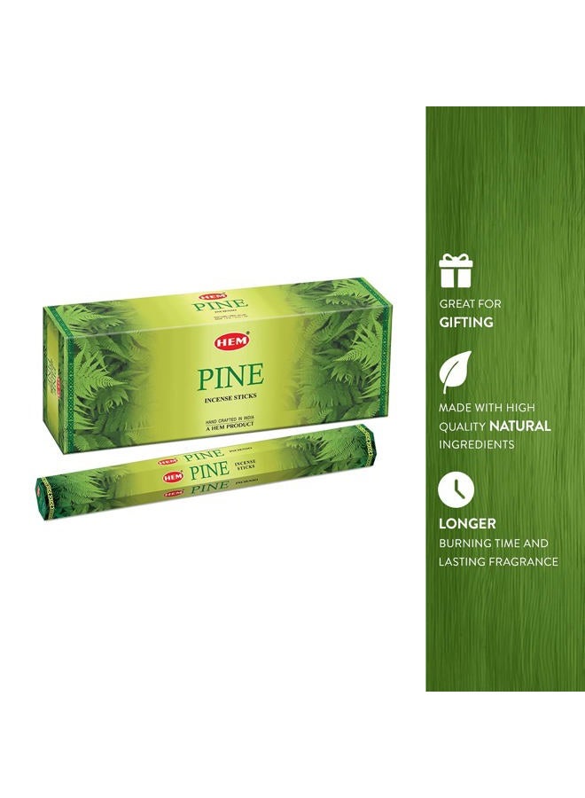HEM 6 Pack 20 Gram Pine Incense stick,20 Sticks each- - Image 5