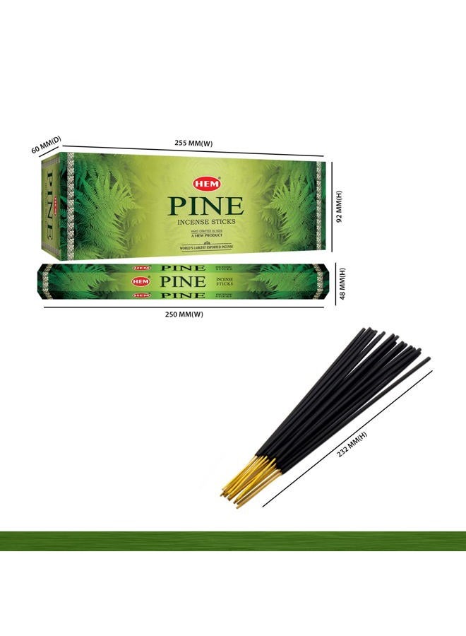HEM 6 Pack 20 Gram Pine Incense stick,20 Sticks each- - Image 2
