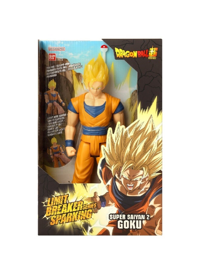 Bandai دراغون بول ليمت بريكر سبارك سوبر سايان 2 غوكو 12 إنش | تمثال عمل قابل للجمع | تمثال عرض | هدية مثالية لجماهير الجمع، مانغا وعشاق الأنمي! - Image 1