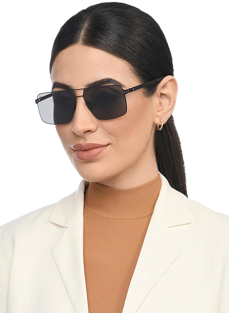 VINCENT CHASE Unisex UV Protection Square Sunglasses - VC S15743 - Lens Size: 59 Mm