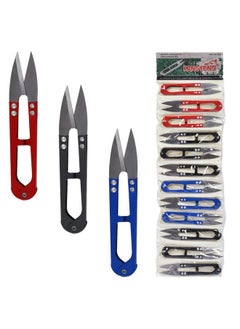 UCEC Sewing Scissors Small 12 Packs 4.2" Thread Snips Crochet Scissors Thread Cutter Yarn Scissors Great For Stitch Embroidery Knitting Mini Diy Supplie Colorful  - Image 1