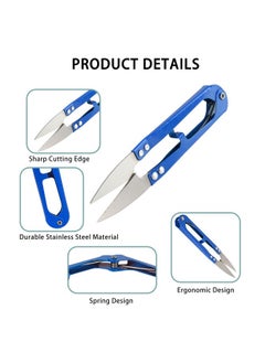 UCEC Sewing Scissors Small 12 Packs 4.2" Thread Snips Crochet Scissors Thread Cutter Yarn Scissors Great For Stitch Embroidery Knitting Mini Diy Supplie Colorful  - Image 2
