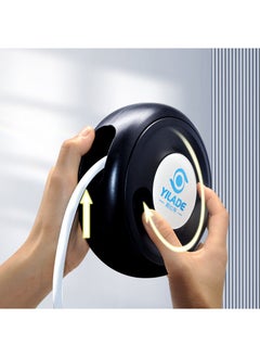Generic 5M Retractable Cable Reel Manual Portable Power Cord Winder ABS * 150mm */* 150mm * 150mm */*/* YSH-2150 * Black */ 
