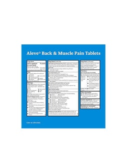 ALEVE Back and Muscle Pain Tablets, 220mg 250 Count  - Image 2