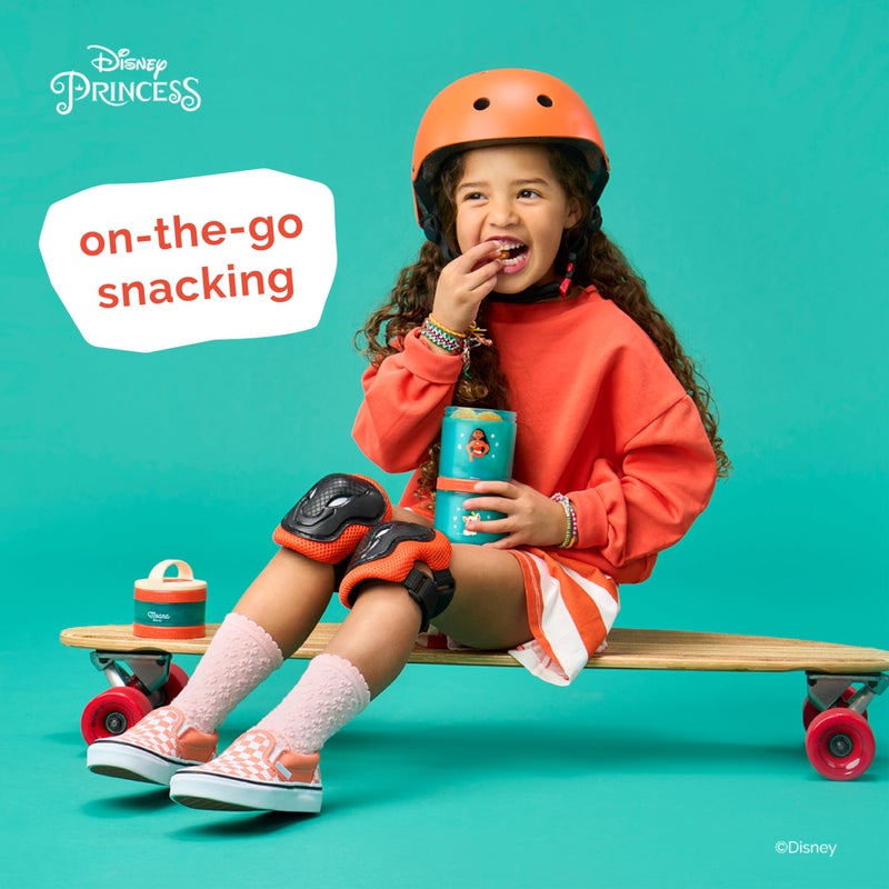 Whiskware Disney Princess Moana, Stackable Snack Containers for Kids, 3 Stackable Snack Cups for School or Travel, Formula and Cupholder Friendly, Moana and Pua - Image 4