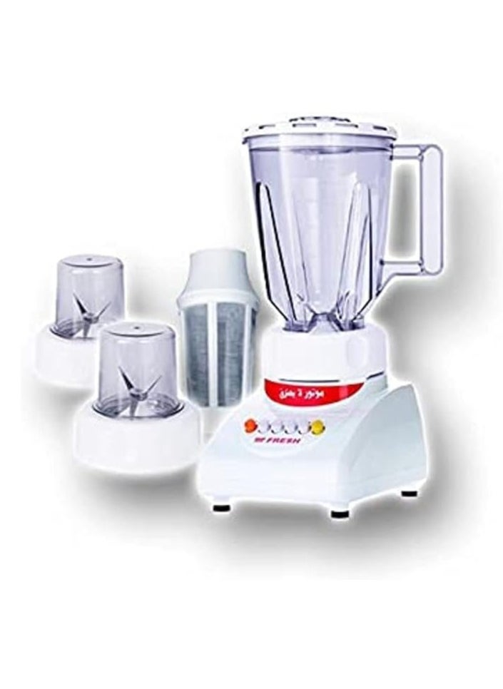 Fresh Salsa Blender M-360 Watt White - Powerful performance and ease of use for preparing smoothies and sauces  - Image 1
