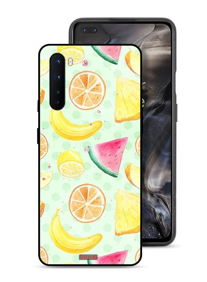 Tolwak OnePlus Nord Protective Case Cover Fruits Watercolor Art - Image 1