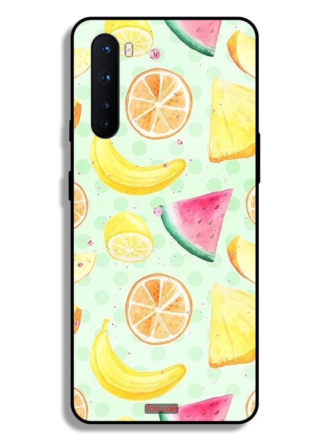 Tolwak OnePlus Nord Protective Case Cover Fruits Watercolor Art - Image 2