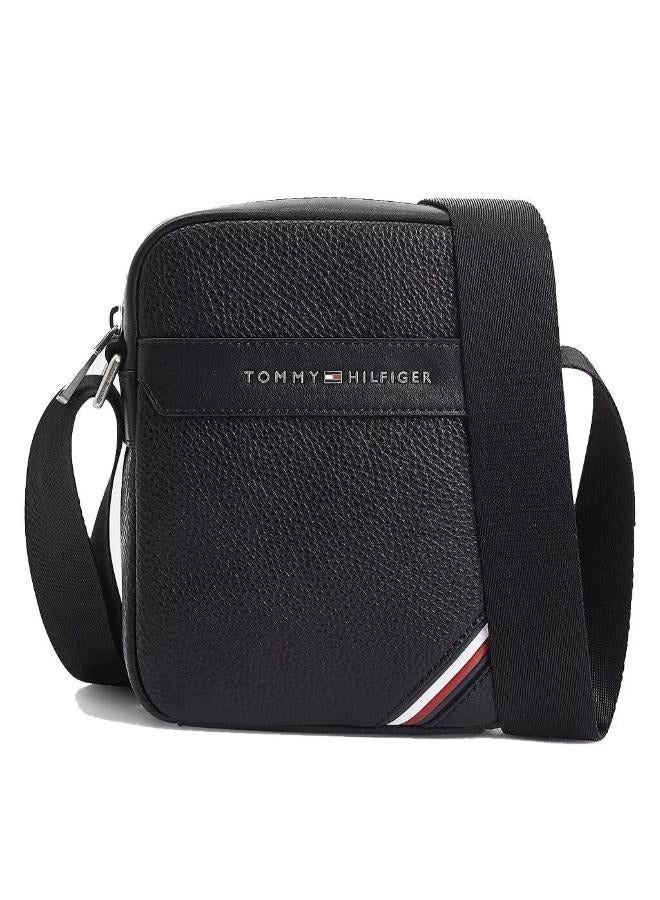 Tommy Hilfiger Plus Tommy Hilfiger Downtown Reporter Crossbody Bag Black  - Image 1