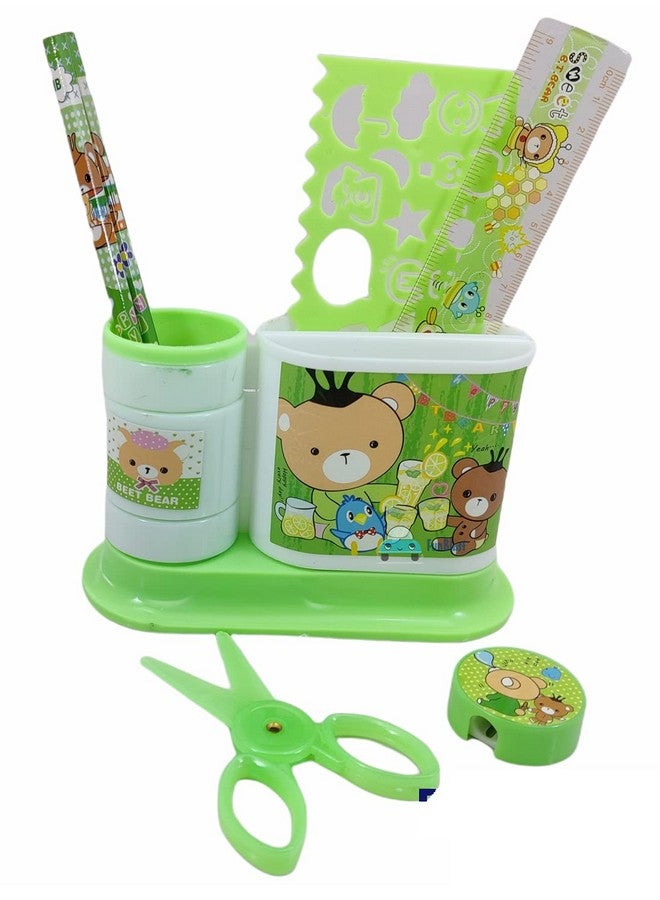 فنبلاست مجموعة أدوات فن بلاست - مجموعة أدوات مكتبية للأطفال، هدية إرجاع للأطفال، أولاد وبنات - أخضر - Image 5
