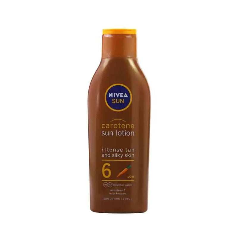 Nivea لوشن الشمس نيفيا كاروتين تان مكثف ونعومة البشرة مقاوم للماء - 200 مل - Image 1