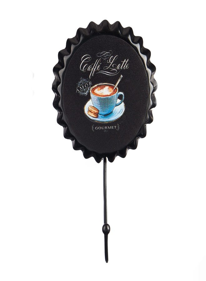 EAZYWAGON Decorative Wall Hook Gourmet Coffee Latte Hook for Home Decor Metal Bottle Cap Sign Hook for Restaurant, Home, Living Area, Bar, Hotel, Wall Hanger Gift Item - Image 1