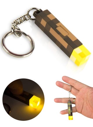 Minecraft Keychain Torch Surrounding Model Pendant Toy Night Light(Rechargeable with a USB charging cable) - pzsku/Z0663337455D933FBA980Z/45/1752049041/3256c9ca-3a5e-49e7-b8d3-0a2771ed956e