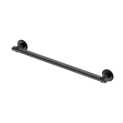Gatco 652MX Locke 24 L Bathroom Grab Bar Matte Black ADA Compliant Stainless Steel Safety Grab Bar - Image 3