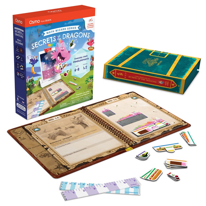 OsmoMath Wizard and the Secrets of the Dragons for iPad  Fire TabletAges 68Grades 12Measurement  EstimatingCurriculumInspiredSTEM Toy Gifts for KidsBoyGirlAges 6 7 8Osmo Base Required - Image 2